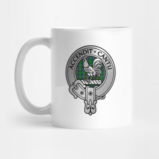 Clan Cockburn Crest & Tartan Mug